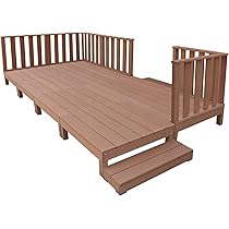 値下げ　ウッドデッキ　iwood アイウッドデッキ　人工木製　アイガーデン 楽天市場】ランキング入賞！ ウッドデッキ 人工木製 2.0坪 [8点