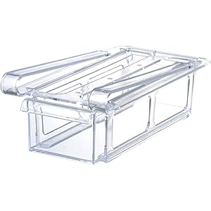 伊勢藤 日本製 冷蔵庫トレー スリム クリア I-533 サイズ:10.3×20.5×7.3cm