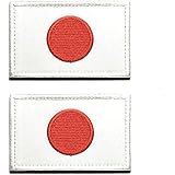 【Shiseikokusai 】日本国旗ワッペン 日章旗 自衛隊 高密度刺繍 腕章 ワッペン マジックテープ 日の丸 パッチ サバゲー/バッグ/キャップ などに パッチ(ribenqi-2mei-02)
