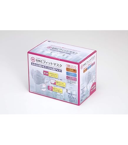 Amazon.co.jp: BMC フィットマスク レディース＆ジュニアサイズ 白色 7
