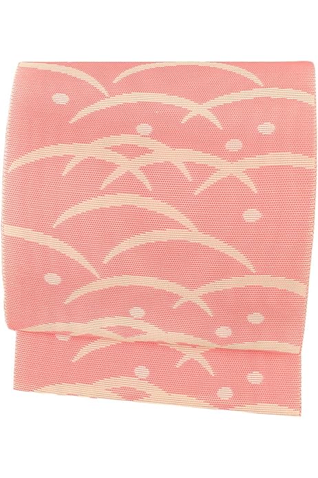 川島織物　ポリ　絽　名古屋帯 帯のアトリエ花邑-hanamura- 銀座店 「川島織物製 波文様 唐織り