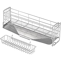 水切りラック　ヨシカワ Amazon.co.jp: ヨシカワ 水切りラック 水切りかご ハイ 幅15