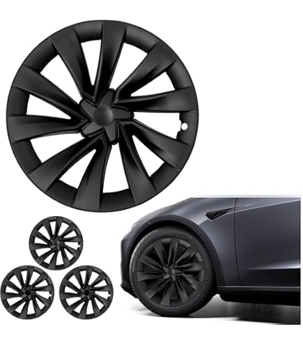 Amazon | テスラ モデルY 19インチ ホイールカバー 4枚セット 艶なし