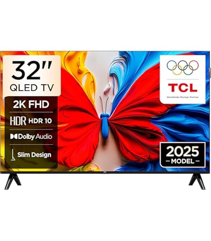 Amazon | TCL 32型 フルHD 液晶テレビ 量子ドット QLED Google TV