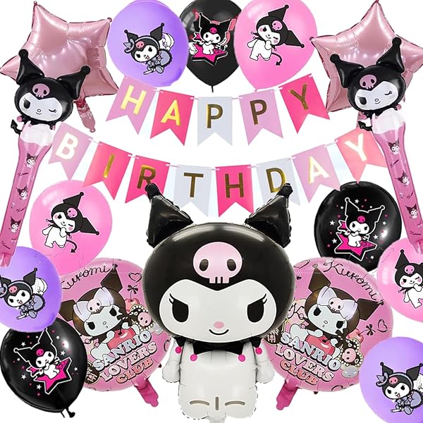 Amazon.co.jp: バースデーデコレーションセット フラワーポム サンリオ