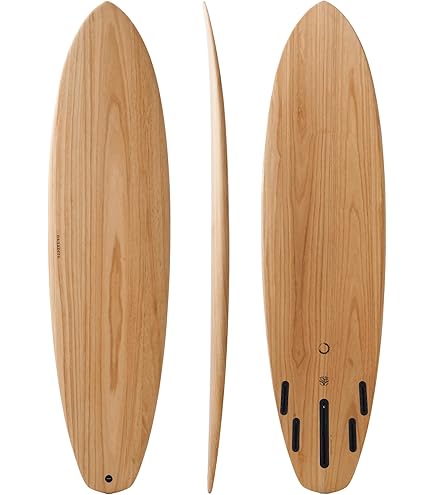 Amazon | nanazero WOOD SKIN サーフボード フィッシュ II 5'8