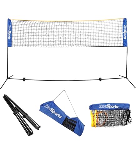 Amazon.co.jp: life_mart バドミントン用ネット ポータブル