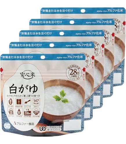 Amazon | アルファ米 (1食分)わかめごはん 100g×50袋 | 尾西食品
