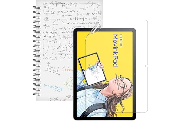 For Wacom MovinkPad 11 フィルム 11.45インチ Wacom MovinkPad 11 TDTHA116CL0Z 対応 ペーパーライクフィルム 紙のような描き心地 アンチグレア ペーパータッチ ケント紙タイプ 超薄 弾力性 指紋防止 全面保護 Greerass 気泡防止 撥水撥油 反射低減 耐衝撃 貼り付け簡単