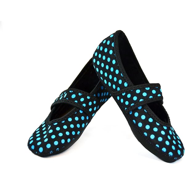 Nufoot Women's Ballet Flats - Foldable Neoprene Slipper Socks For Travel, Yoga & Home (Red, Size Small) - View #14