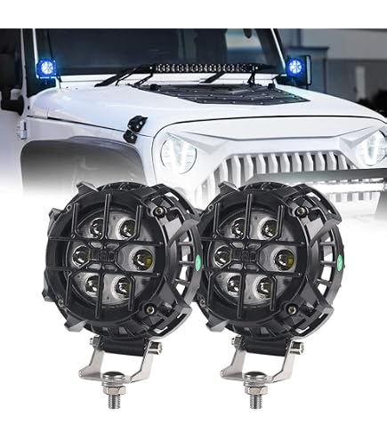 Amazon | Ranzek LEDヘッドライト 4インチ hi/loビーム 60W LED