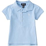 ポロ ラルフローレン キッズ 半袖 ポロシャツ ショートスリーブ Stretch Cotton polo shirt 子供服 （サイズ：4T、カラー：French turquoise/girl） Polo Ralph Lauren [並行輸入品]