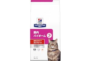 ヒルズ プリスクリプションダイエット キャットフード 腸内バイオーム コンフォート 繊維&消化ケア 猫用 チキン ドライ 2kg 療法食 | 最短24時間で健康的な便の状態へ導く栄養設計、 腸内フローラを育む独自の組成