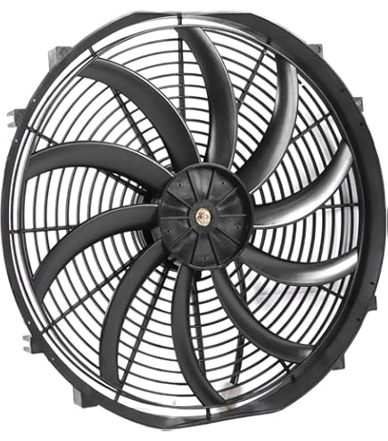 Amazon.co.jp: 16インチ 電動ラジエーター冷却ファン DC 12V 120W 2250