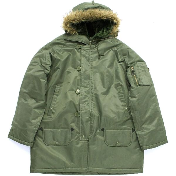 Amazon | [ロスコ] N-3B ジャケット ナイロン 米軍 メンズ