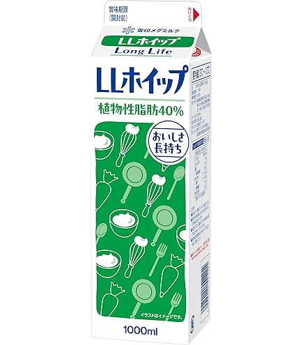 Amazon | ホイップ40 1000ml 【冷蔵】/メグミルク(6パック) | 雪印