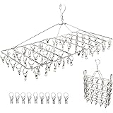 洗濯物干し 洗濯ハンガー ピンチハンガー HRURU 2021最新型 物干しハンガー 70ピンチ ステンレスピンチハンガー 洗濯物干し 洗濯 ハンガー ピンチ ステンレス ピンチ ハンガー ステンレス 物干しハンガー ピンチハンガー 洗濯もの 干しハ