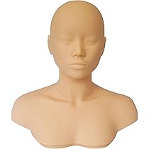 Amazon.co.jp: マッサージ練習用マネキン 上半身 マネキンヘッド