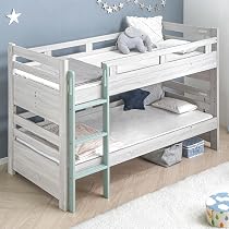 Amazon.co.jp: タンスのゲン 2段ベッド シングル ロータイプ 134cm
