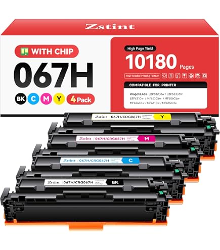 Amazon.co.jp: 067H 067 ブラックトナーカートリッジセット 2個パック