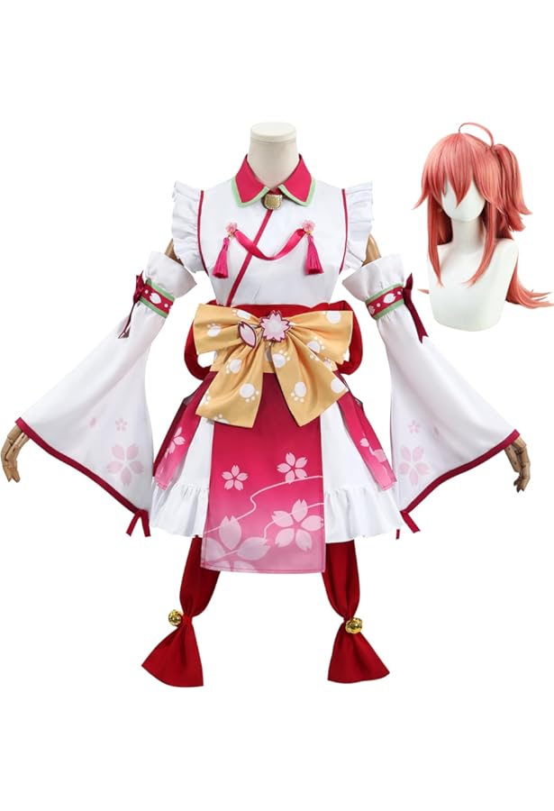 Amazon.co.jp: [DMCXEK] ホロライブ さくらみこ 桜巫女 コスプレ衣装+