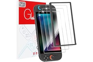 Switch 2 ガラスフィルム 用 Sungale『3枚入り+専用ガイド枠付き』新型switch 2 Switch LCD 画面 保護フィルム 日本硝子素材 9H 硬度 2.5Dラウンドエッジ加工 画面保護フィルム 全面保護 指紋防止 気泡ゼロ f