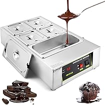 電気チョコレート湯煎器　ET-3800 中古　100V 850W Huanyu チョコレート溶融機 2個ポット 溶融用鍋 30-80[度] 湯煎