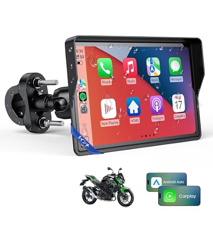 Amazon.co.jp: 【超薄型+USB給電可能】バイク用 スマートモニター