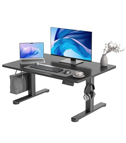 Amazon | 電動 昇降式デスク ロータイプ 幅120cm コンセント&USBポート