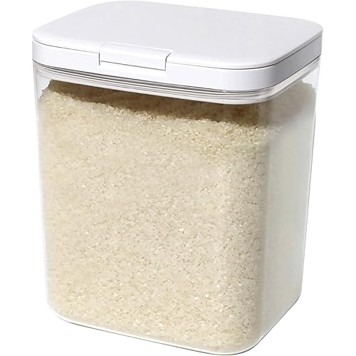 シービージャパン 米びつ 密閉 5kg 冷蔵保存OK 広口形状 防湿/防臭/防カビ/防虫 KOMEKOME ワンタッチ開閉 密閉米びつ5kg用 atomico