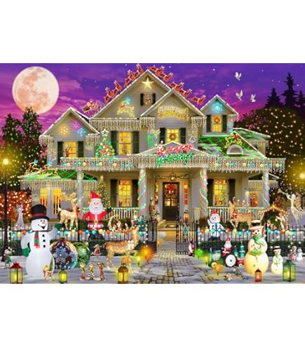 Naughty Or Nice 1000 Piece Jigsaw Puzzle - Christmas Santa Claus Puzzle