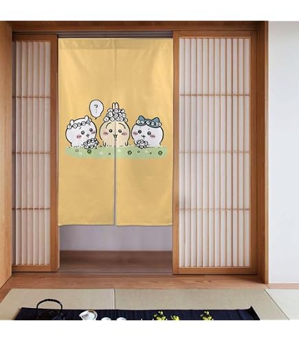 Amazon｜のれん カーテン ミッドセンチュリーモダンジオメトリック