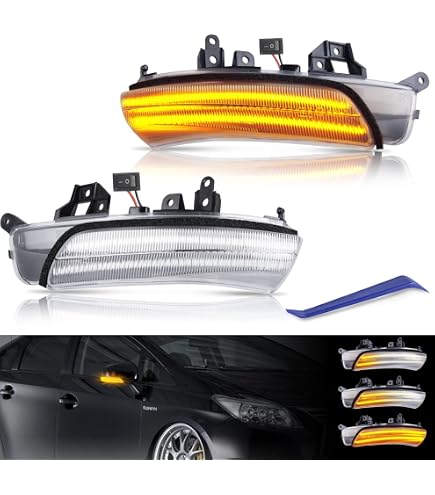 Amazon | プリウス 30 後期 LED ファイバーデイライト LEDウィンカー