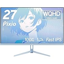 Amazon.co.jp: Pixio PX275 Wave Pastel Blue ゲーミング