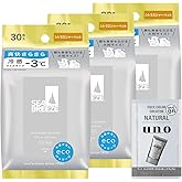 Seabreeze 【まとめ買い】シーブリーズ フェイス&ボディシートN シトラスシャーベット 30枚×3個+おまけ 大判 全身 顔 汗 汚れ 快適 皮脂 テカリ メントール すっきり 爽快 清潔 暑さ対策 【Amazon.co.jp限定】
