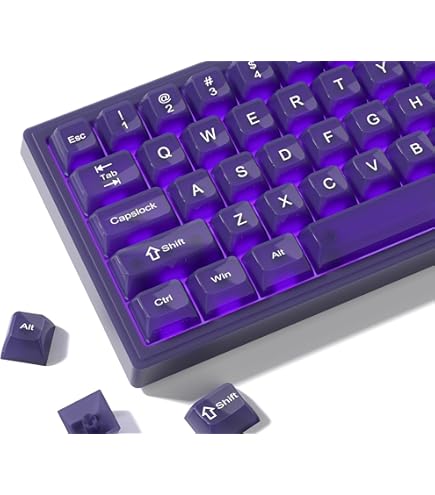 XVX Low Profile PBT Keycaps, 144 Keys, Skyline Custom Keyboard
