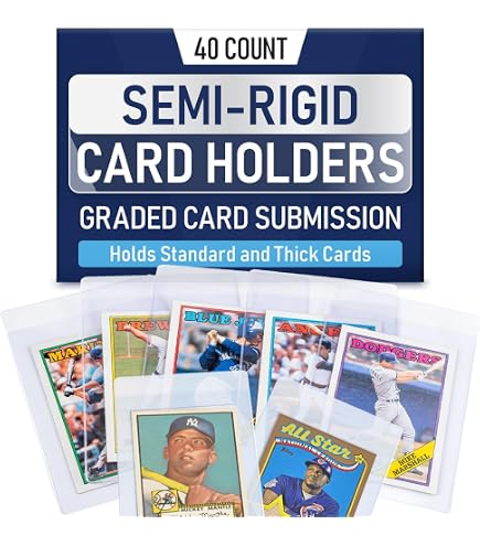 100x Ultra Pro Semi-Rigid Card Holders - Graded Submission Sleeves (PSA/BGS Size)