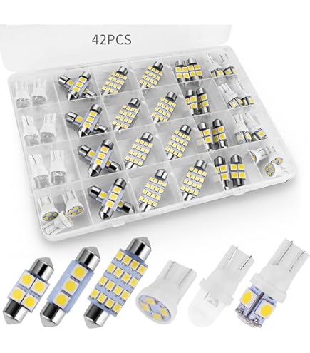 LUYED 5 X 360 Lumens Super Bright 2835 15-EX Chipsets 569 578 211-2 212-2 LED Car Bulbs Used For Dome Light,Xenon White : Buy Online At Best Price In KSA - Souq Is Now