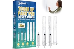 Tub and Tile Paint, High-Gloss White Touch Up Paint Pen for Bathtub, Quick-Dry Porcelain Repair Kit for Scratches & Chips on 