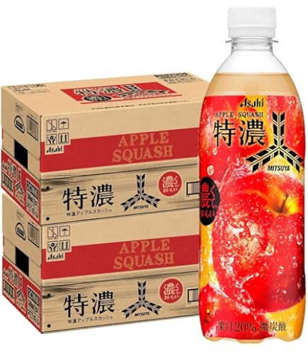 Amazon.co.jp: アサヒ飲料 三ツ矢 特濃アップルスカッシュ PET 500ml