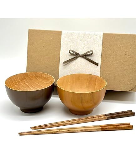 夫婦椀 漆塗り 木箱付き ペア汁椀 Amazon.co.jp: 【木製漆塗り】夫婦汁椀 欅 漆切子 ペア : ホーム＆キッチン