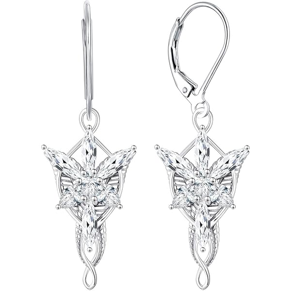 ロード・オブ・ザ・リング　イーブンスターペンダント-スターリングシルバー Amazon | JO WISDOM Arwen Evenstar ネックレス、925スターリング