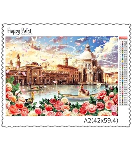 Happy Paint ダイヤモンドアート A3 香水 お洒落 ロゴ／33 Happy Paint ダイヤモンドアート A3 香水 お洒落 ロゴ／33