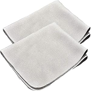 AMOVO メガネ拭き 曇り止め 約700回繰り返し使える 超極細繊維 ドライタイプ くもり止めクロス 眼鏡拭き マイク…