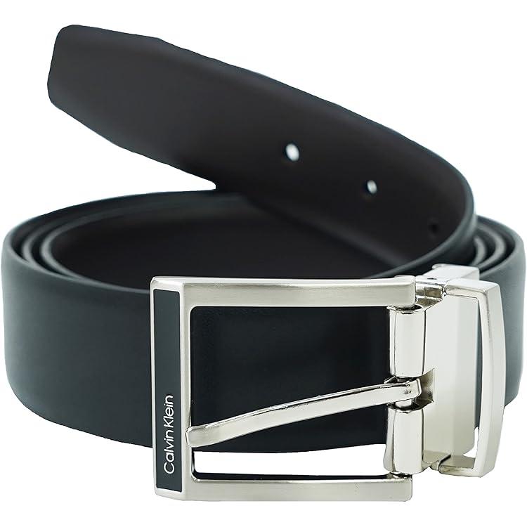 Amazon.co.jp: [カルバンクライン] レザーベルト Reversible Belt