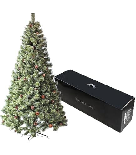 特大　海外製　本物みたいモミの木　クリスマスツリー 約230cm オーナメント付 Amazon.co.jp: モミの木 本物のクリスマスツリー【樅の木1.8