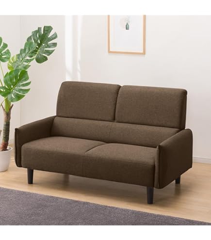 ソファ　茶色　ニトリ ニトリの本革ソファー 2人掛け nitori-net_1157460