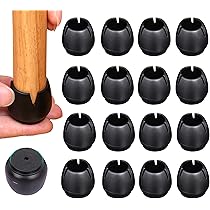 Amazon｜椅子脚カバー チュアーソックス 椅子あしキャップ シリコン 黒