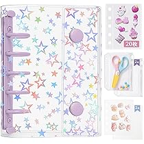 Amazon.co.jp: GOKEI 透明バインダー シール手帳 プラバン M5サイズ