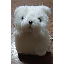 白いクマのぬいぐるみ キーホルダー付き 白いクマのぬいぐるみ キーホルダー付き